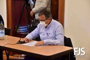 Sesión plenaria del mes de noviembre de 2020/TA y Francisco Javier Santana.